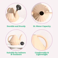 Ripples Watering Can for Plants - 5 Litre