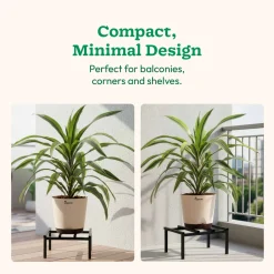 Rolling Plant Stand - Black