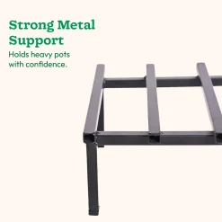 Rolling Plant Stand - Black
