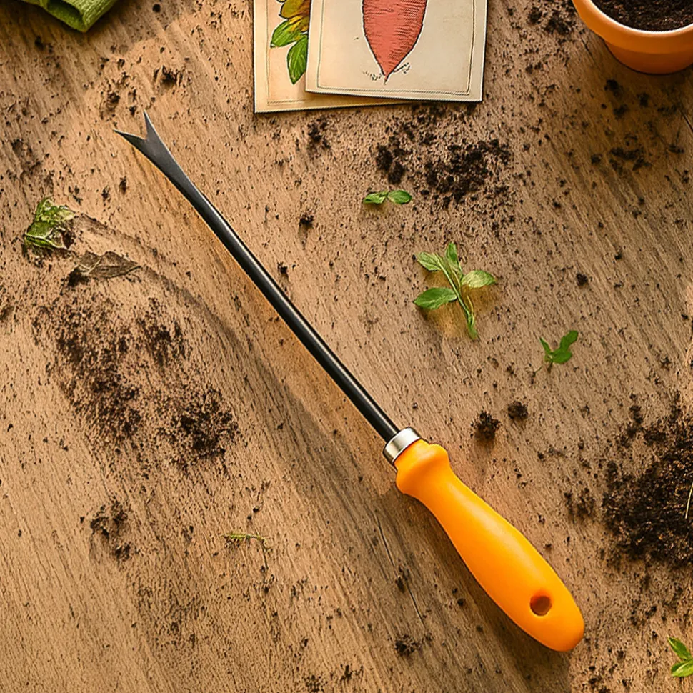 Single Prong Weeder With PVC Handle