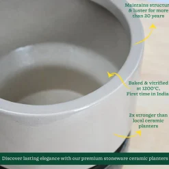 Soothing Rains Ceramic Planters