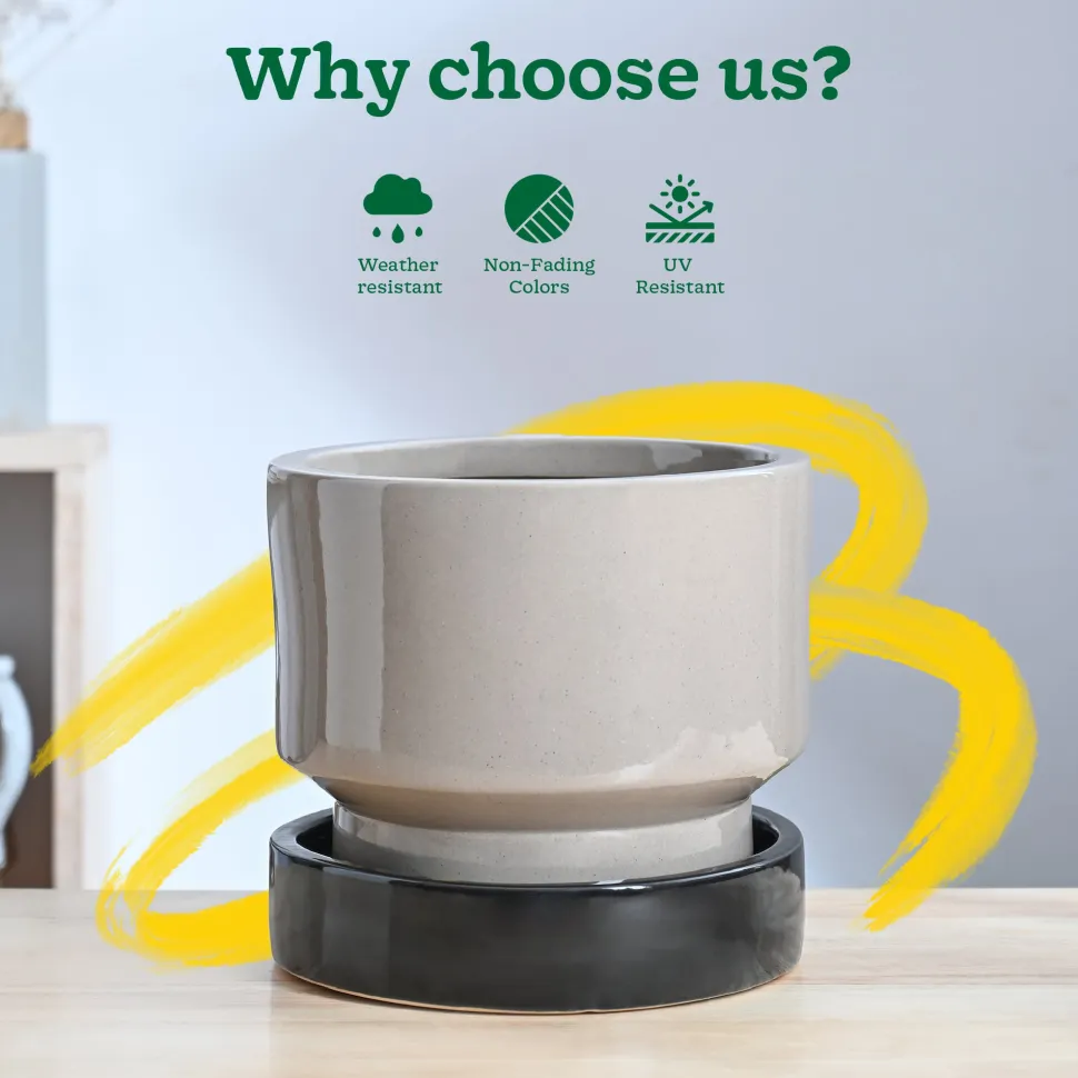 Soothing Rains Ceramic Planters