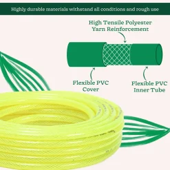 Super Braided Green Water Hose PVC Pipe