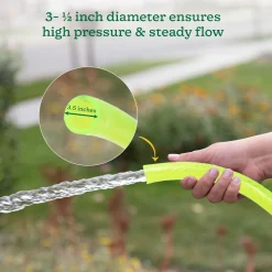 Super Braided Green Water Hose PVC Pipe