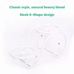 Swirl Decorative Plant stand- Set of 2- White