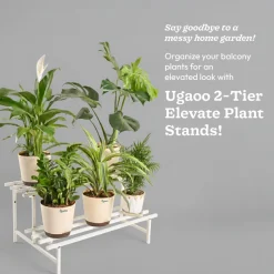 2-Tier Elevate Metal Plant Stand