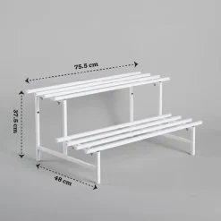 2-Tier Elevate Metal Plant Stand
