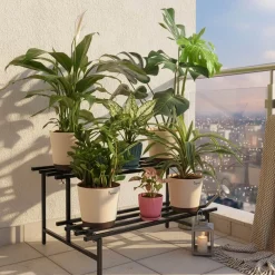 2-Tier Elevate Metal Plant Stand