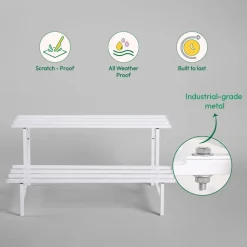 2-Tier Elevate Metal Plant Stand