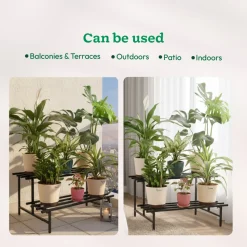 2-Tier Elevate Metal Plant Stand