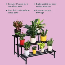 3-Tier Elevate Metal Plant Stand