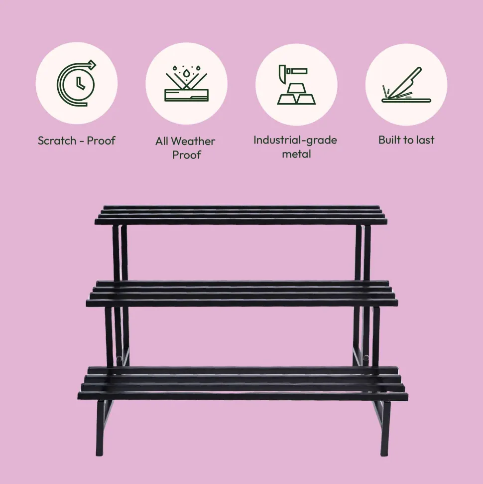3-Tier Elevate Metal Plant Stand