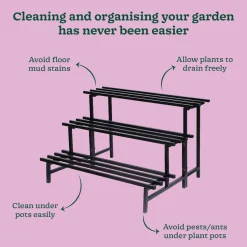 3-Tier Elevate Metal Plant Stand
