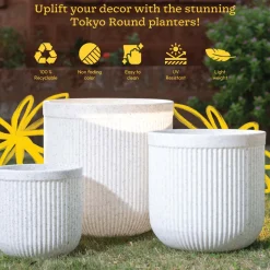 Tokyo Round Planter