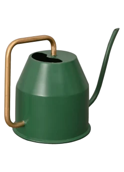 Tropical Forest Watering Can - Green & Gold