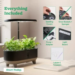 Ugaoo Smart Indoor Hydroponic Planter with LED Grow Light