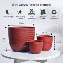Verona Eco Planter - Set of 3