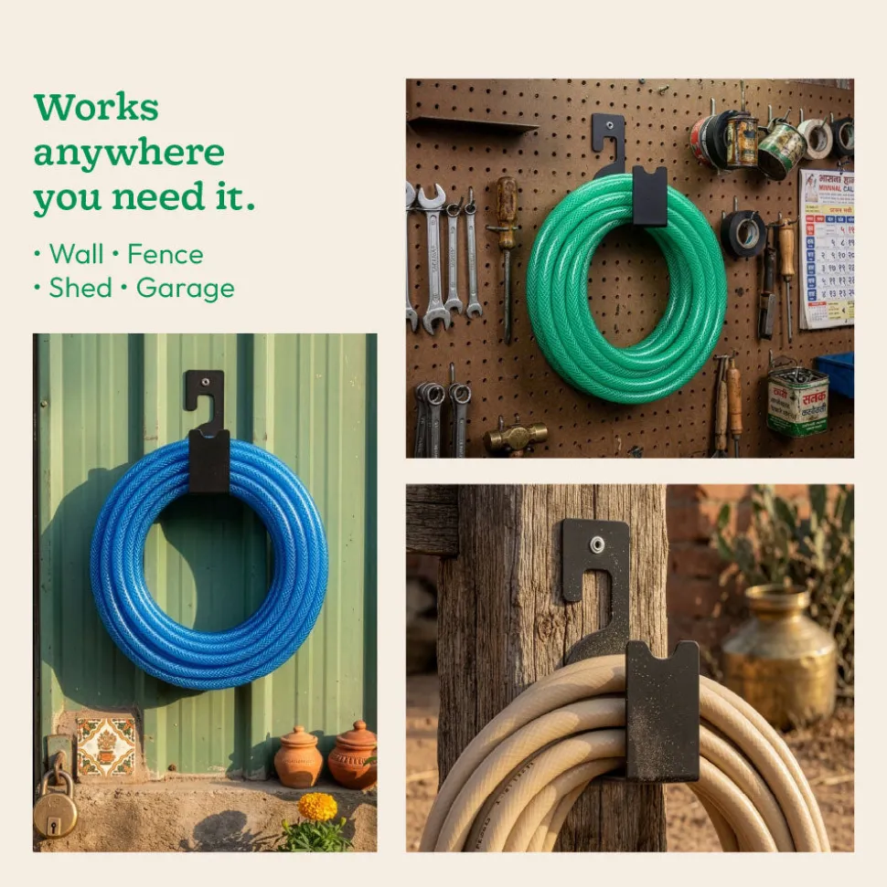 Wall Mounted Hose Holder