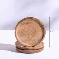 Wooden Plant Tray - Set of 3